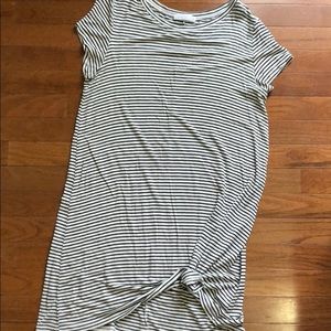 Striped t-shirt dress